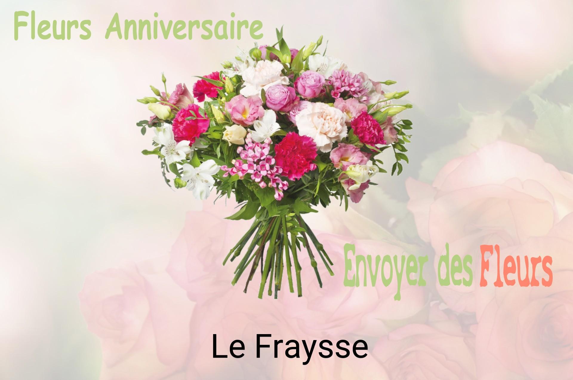 Bouquet de fleurs d’anniversaire livré à Le Fraysse