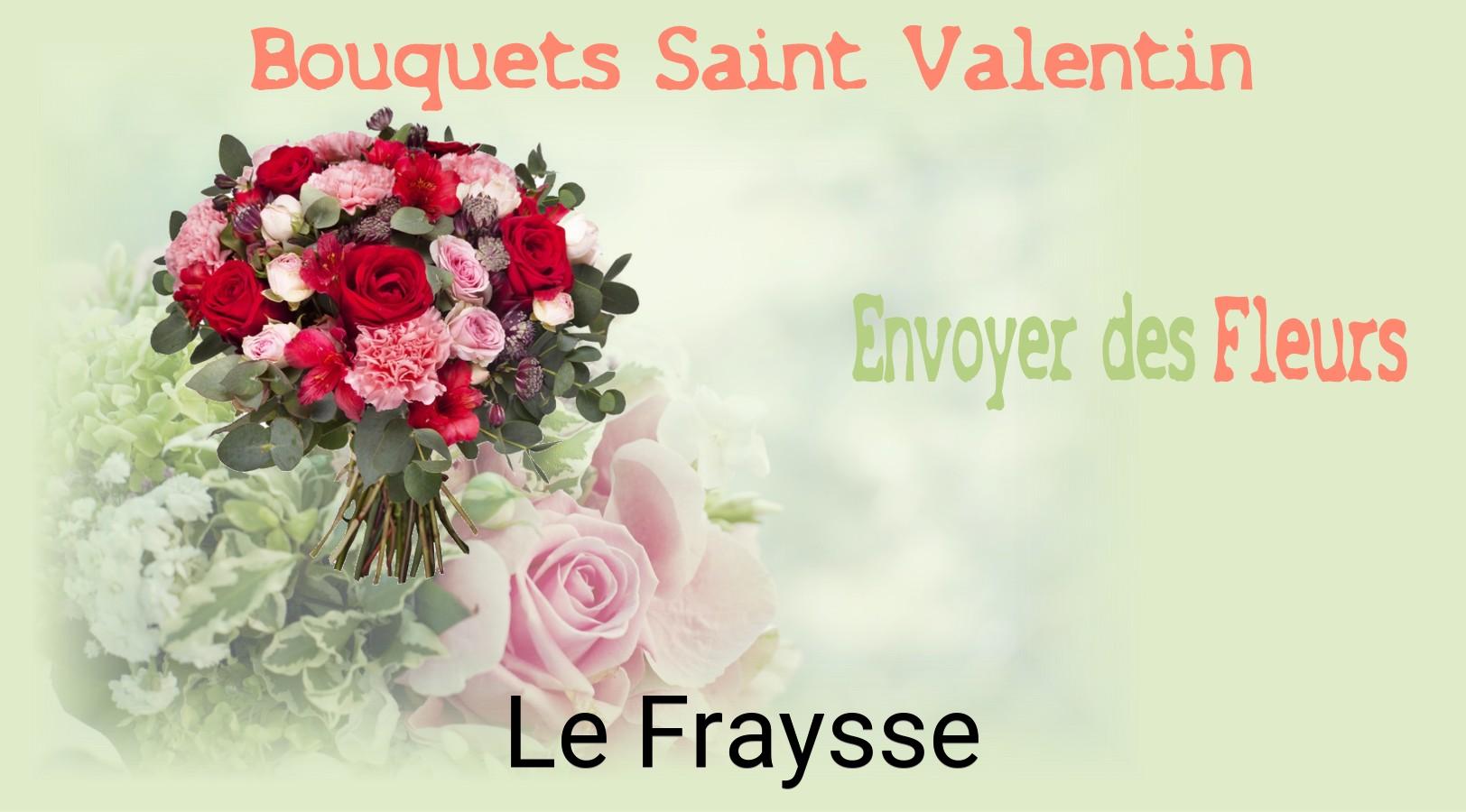 Roses de Saint-Valentin livrées à Le Fraysse